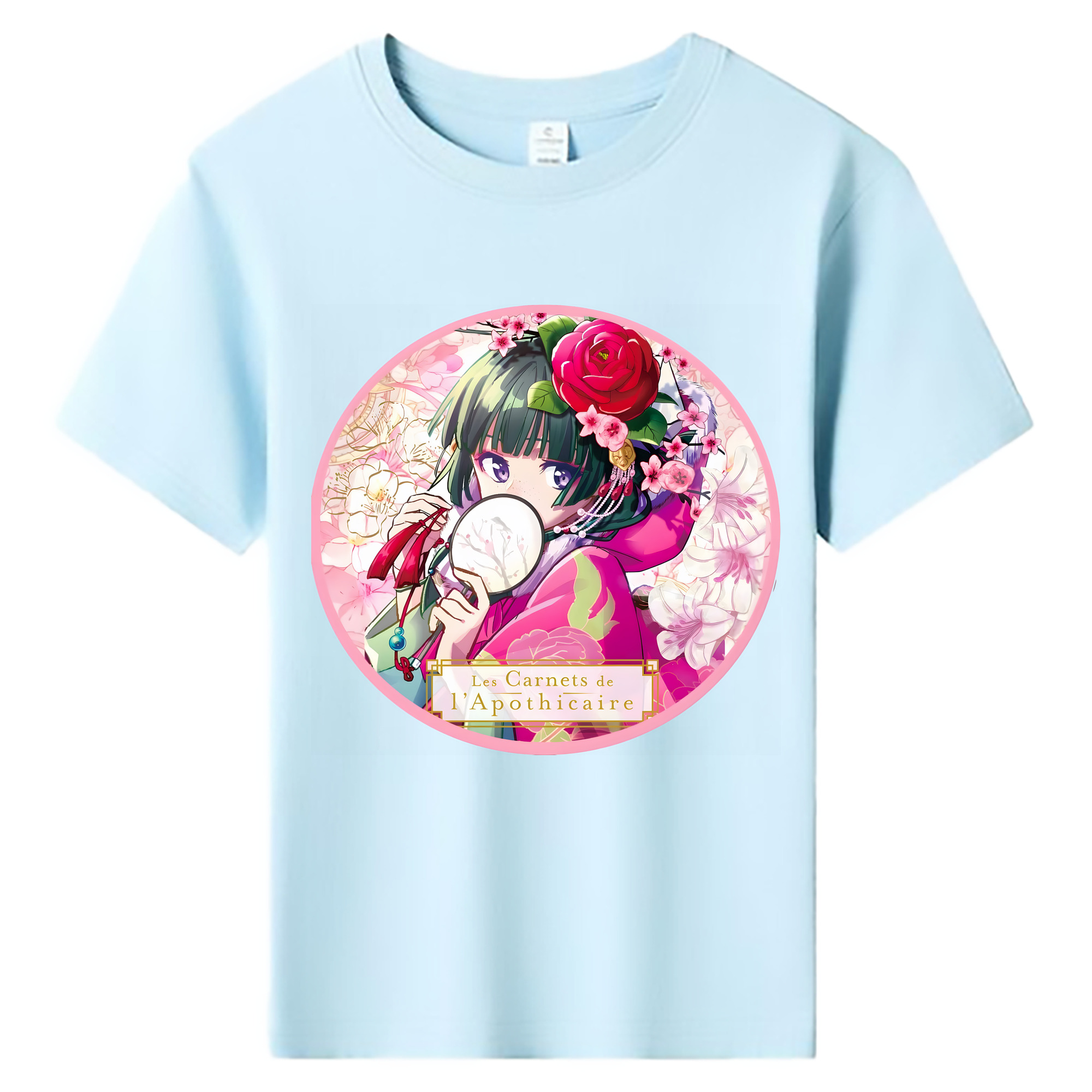 （画像用） 薬屋のひとりごと The Apothecary Diaries 綿100％キッズTシャツ（フロントプリント）
